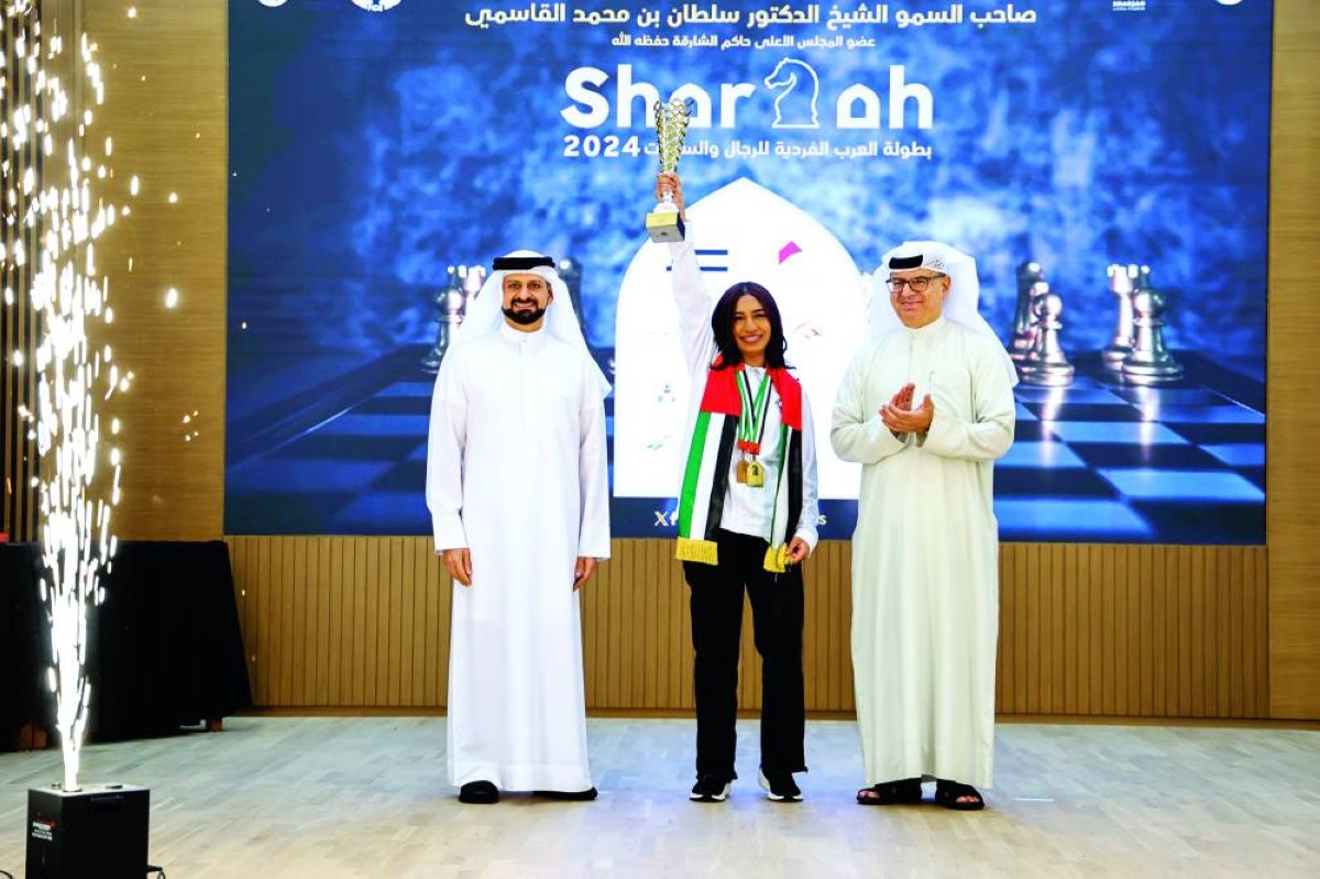 خالد القاسمي يتوج روضة السركال بطلة العرب