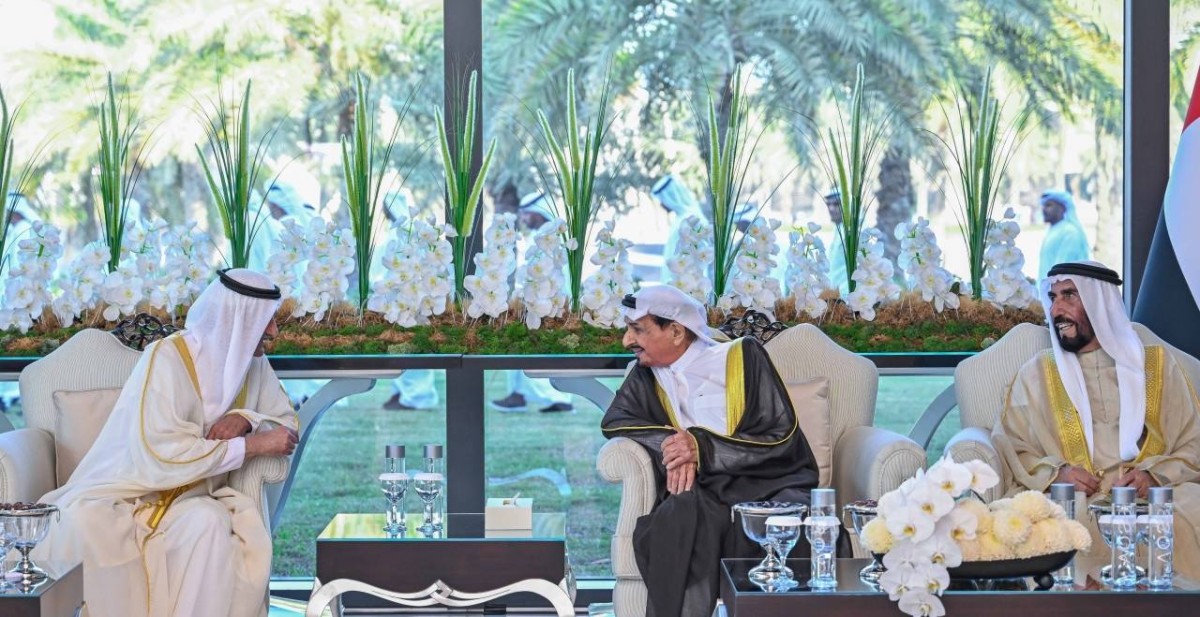 حاكم عجمان في حديث مع حاكم الفجيرة