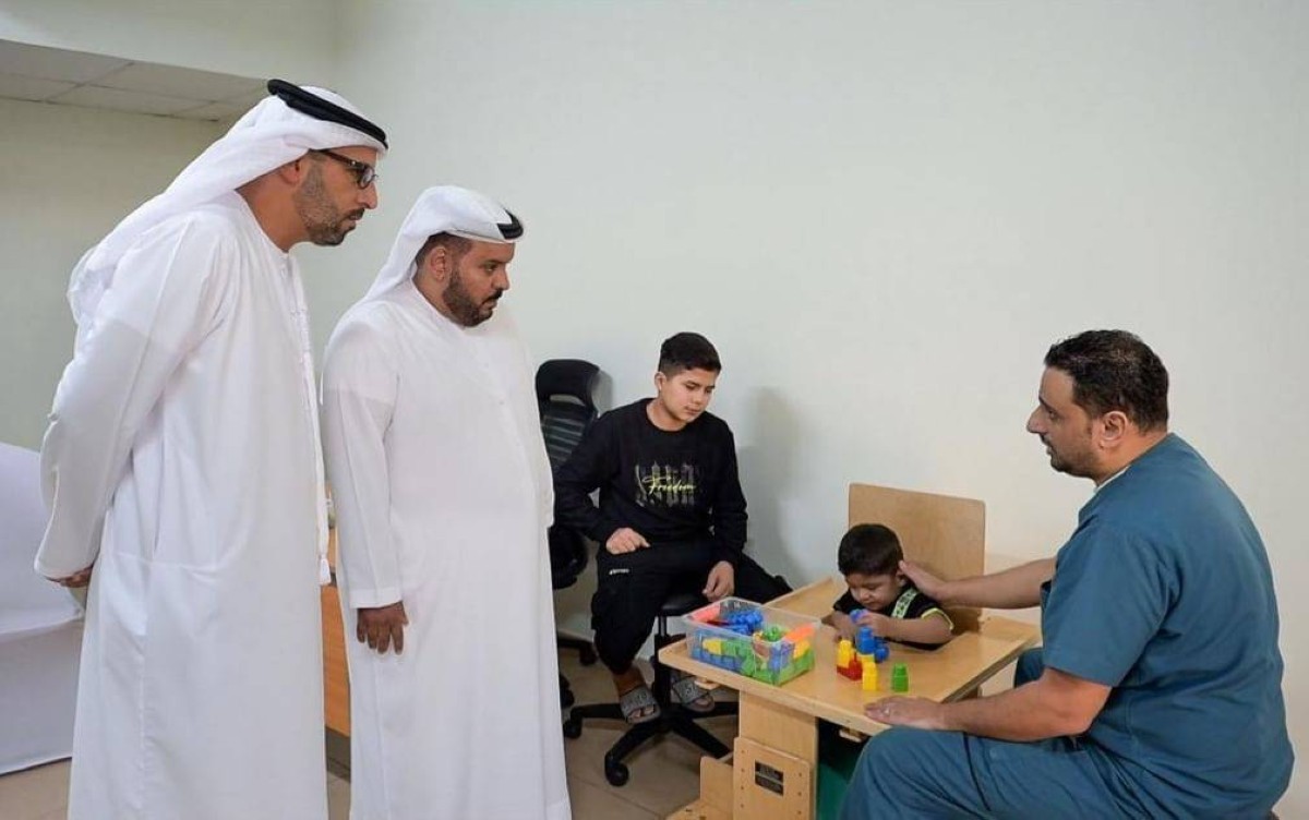 خلال افتتاح المركز