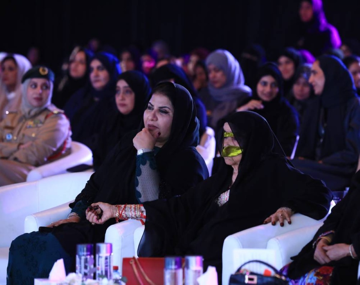 نورة السويدي خلال الحفل