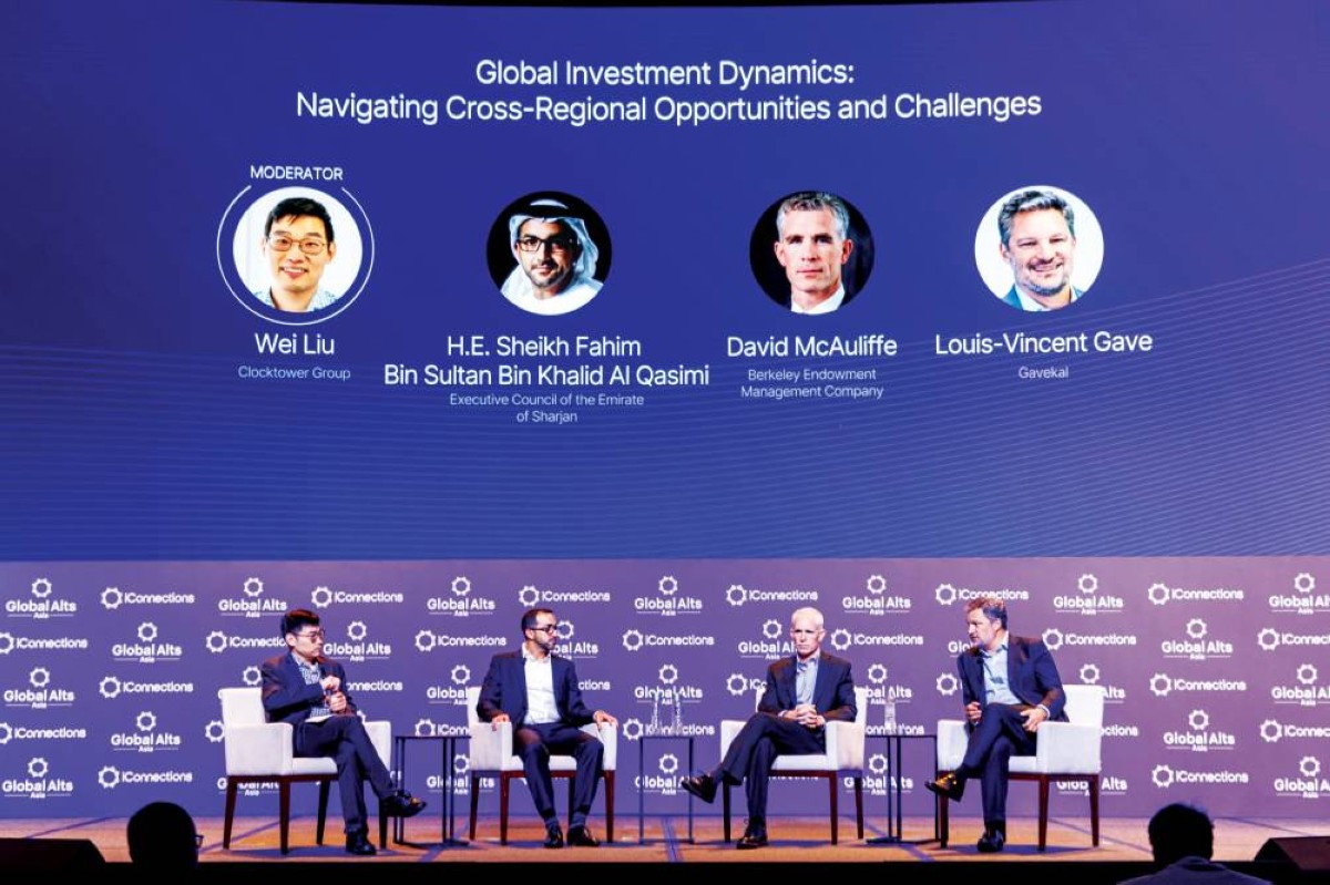 فاهم القاسمي خلال مؤتمر «ألتس آسيا»