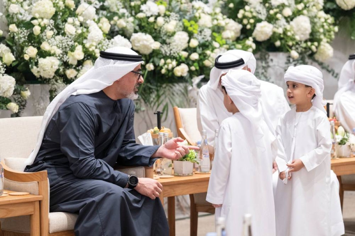 خالد بن محمد خلال الحفل
