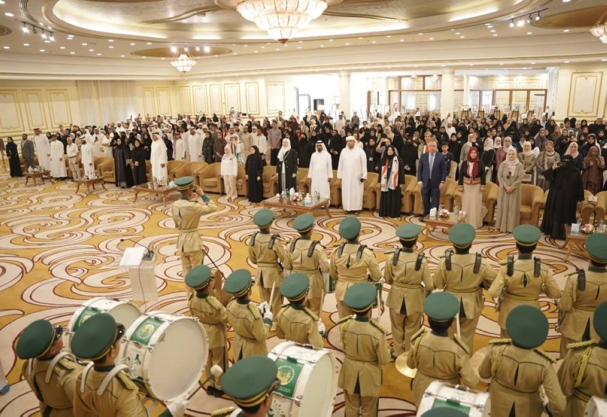 خلال الحفل الختامي للجائزة