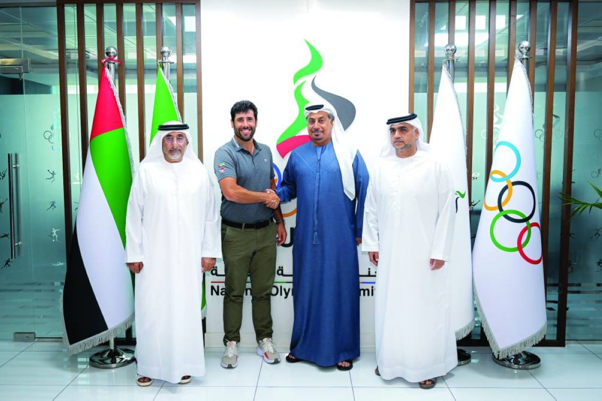 عبدالله الهاشمي مرحّباً بأدريان أوتايغوي في منتخب الإمارات للغولف