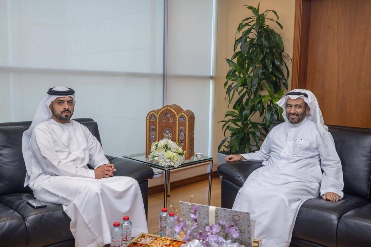 فيصل عبدالله وسعد الدوسري خلال اللقاء