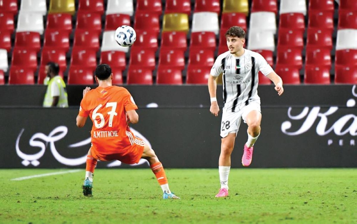 رافيل تاجير خلال إحدى مباريات الجزيرة