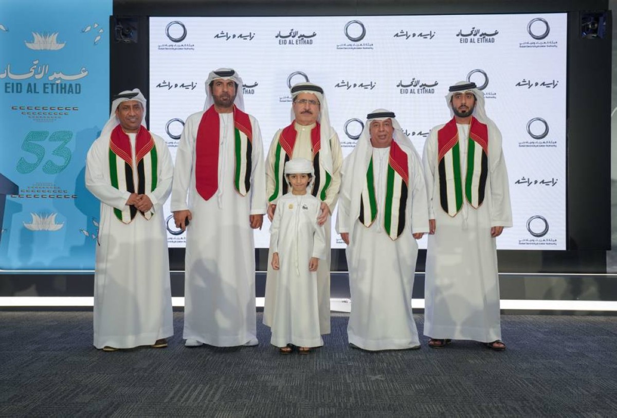 سعيد الطاير خلال احتفال كهرباء دبي بعيد الاتحاد
