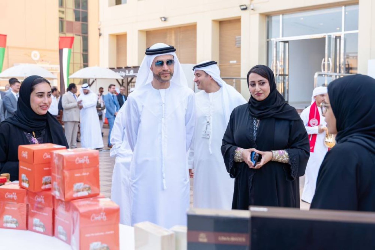 محمد الحسيني خلال احتفالات وزارة المالية بعيد الاتحاد