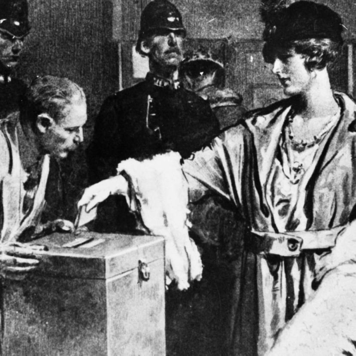 1919 المرأة الفرنسية تحصل على حق المشاركة في الانتخابات التشريعية بالبلاد.