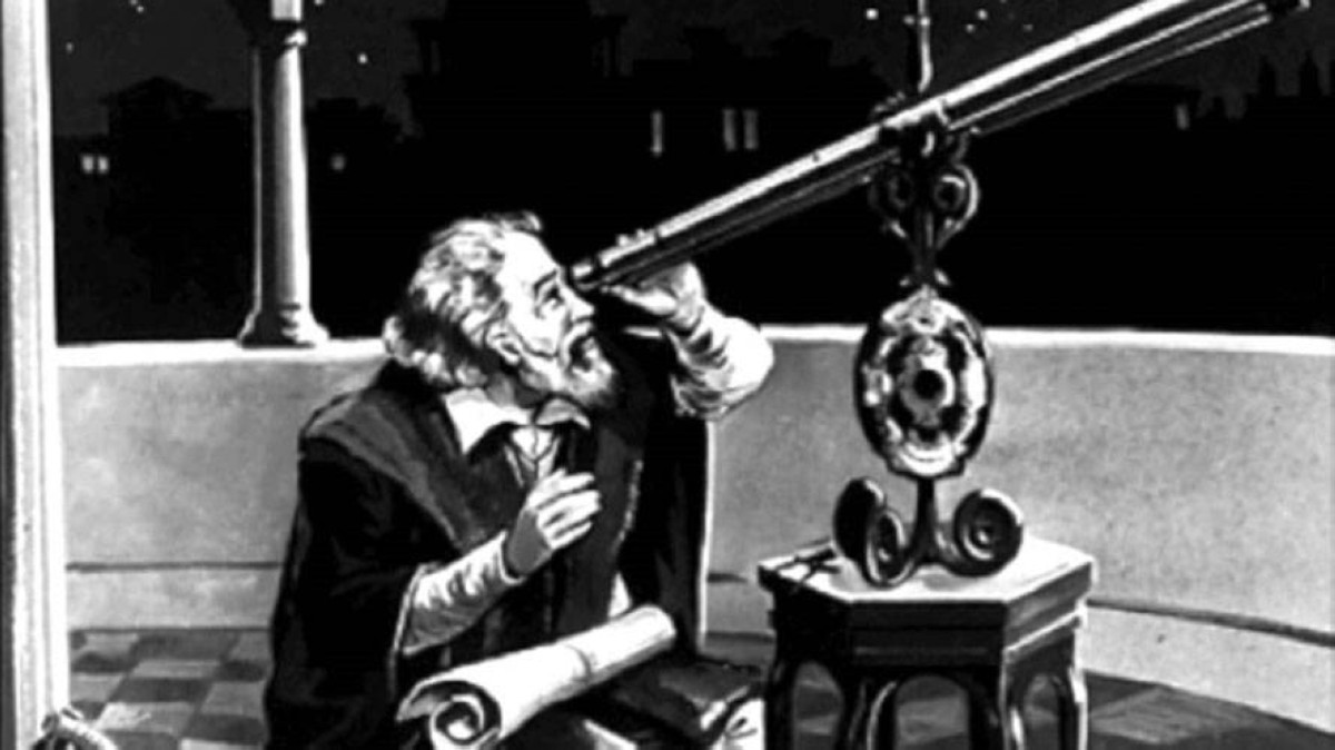 1621 _عالم الفلك الإيطالي غاليليو غاليلي يخترع التلسكوب الخاص به.