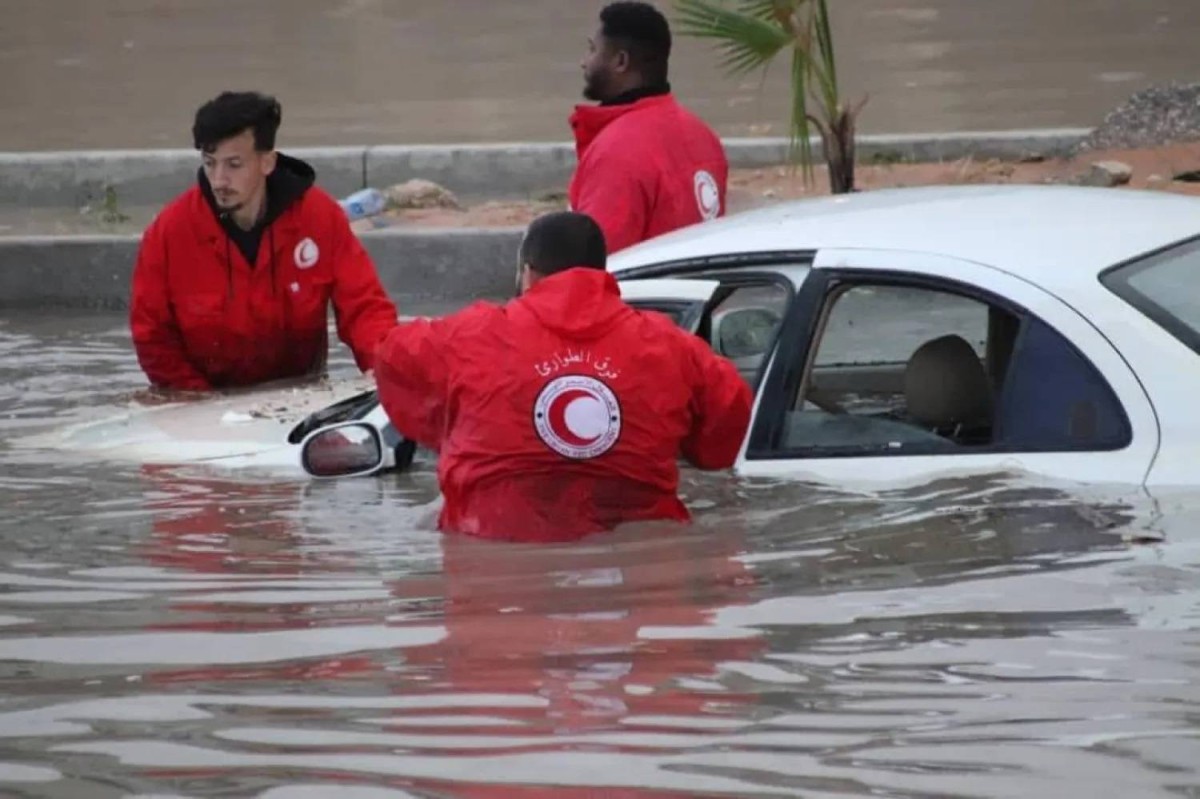 السيول والفيضانات تغمر غرب ليبيا