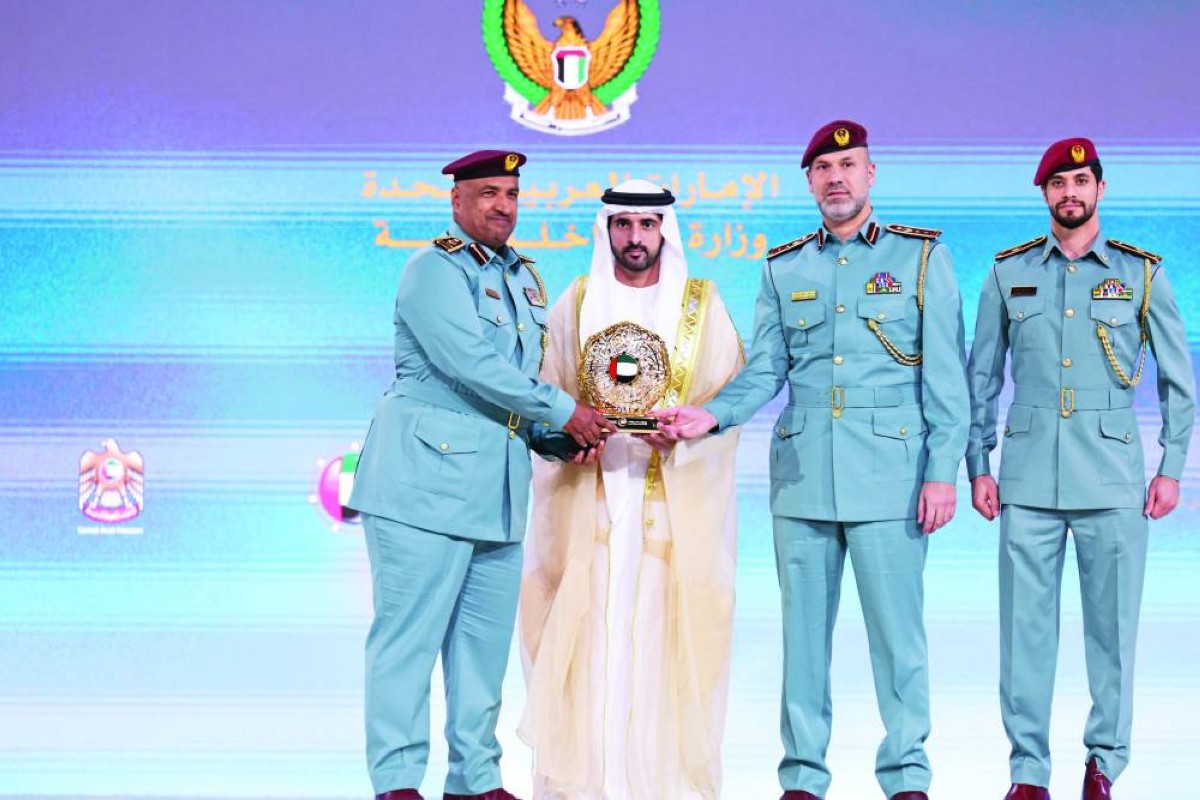 سموه خلال تكريم وزارة الداخلية بجائزة أفضل جهة في مجال تمكين الشباب