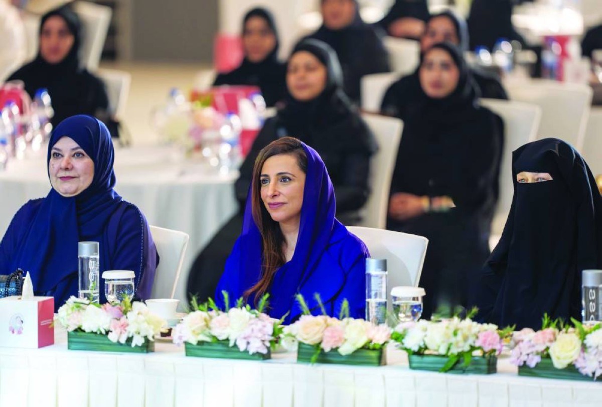 بدور القاسمي خلال حفل إطلاق الهوية الجديدة لجمعية الرضاعة الطبيعية