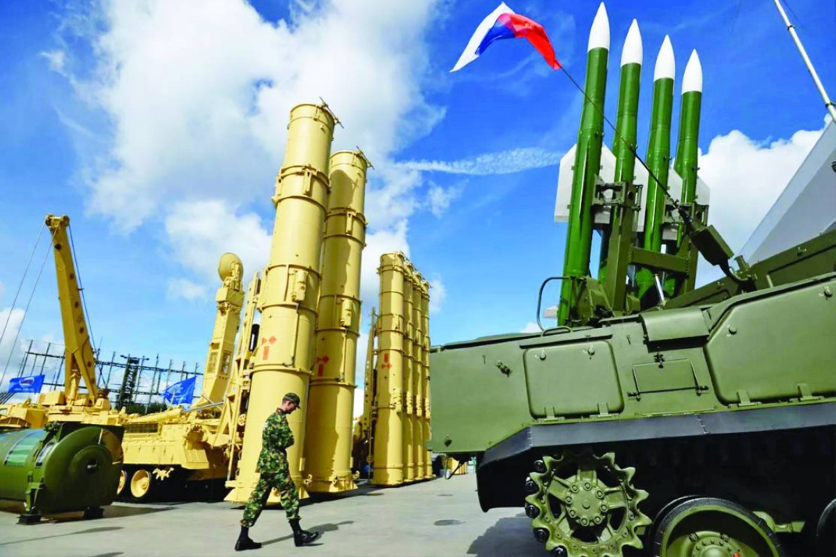 صورة نشرتها وكالة سبوتنيك لصواريخ روسية