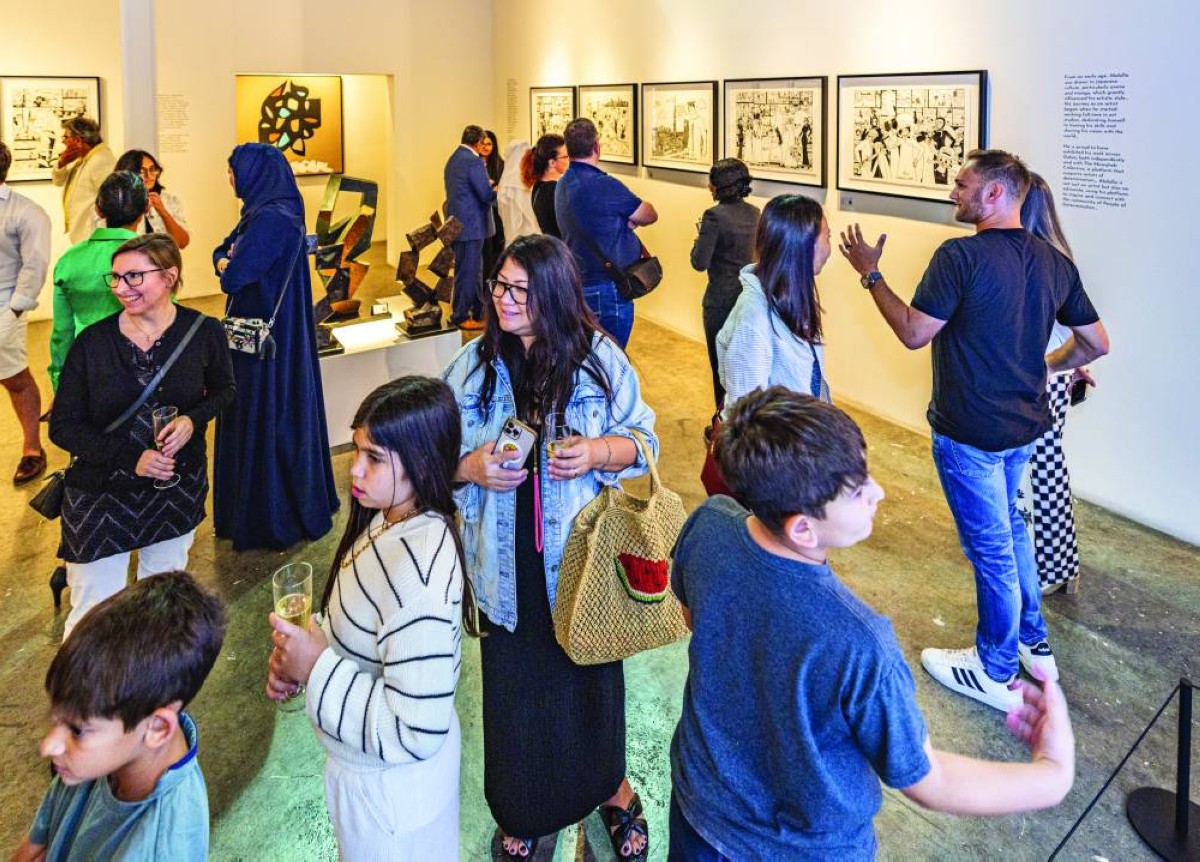  المعرض استقطب محبي فن «المانغا» 