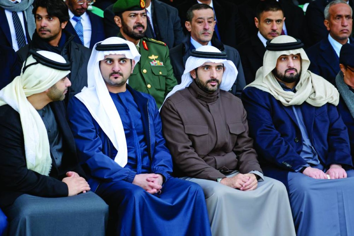  حمدان ومكتوم وأحمد ومنصور بن محمد 