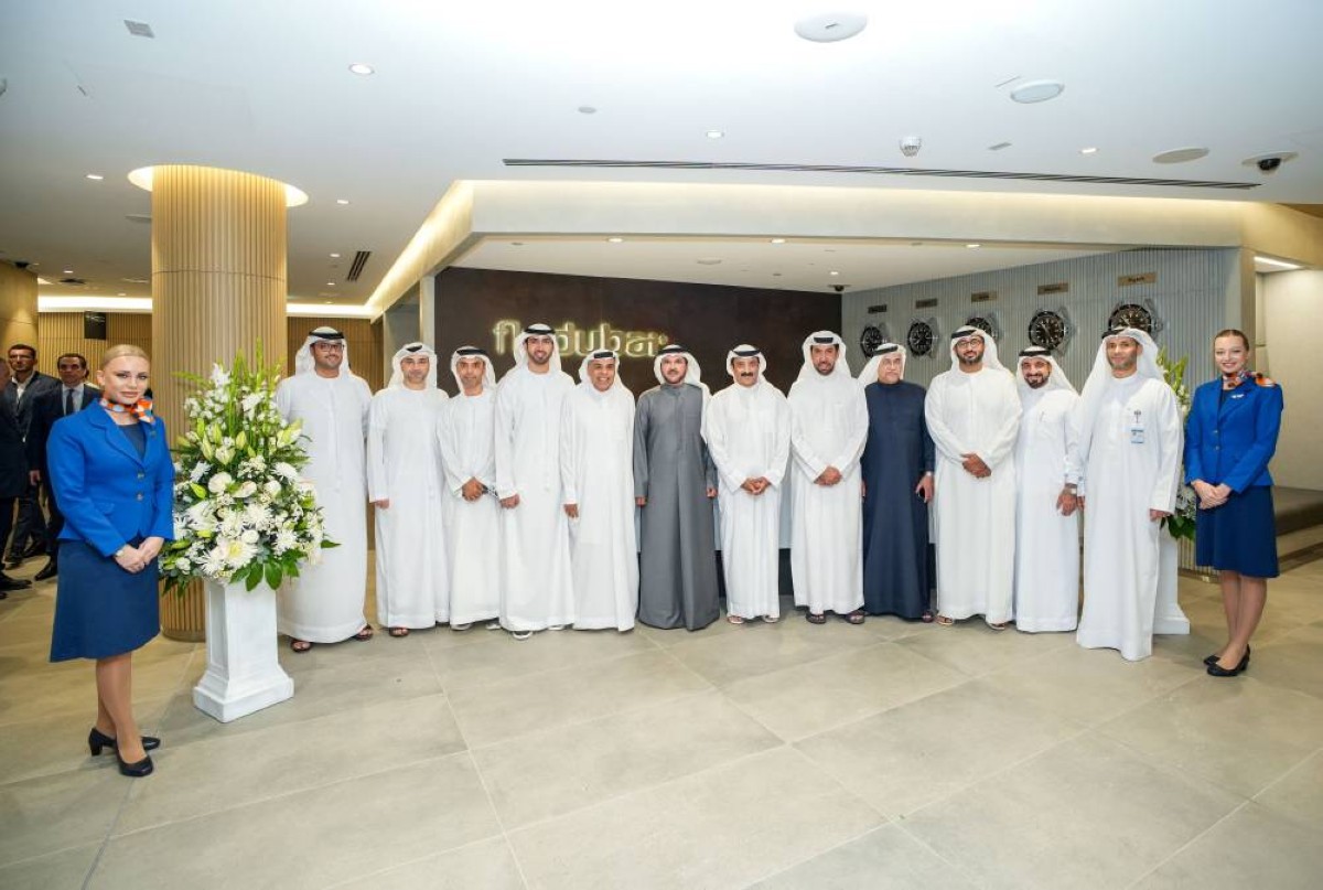 خلال افتتاح الصالة بحضور حمد عبيد الله وعبيد مهير بن سرور والمسؤولين 