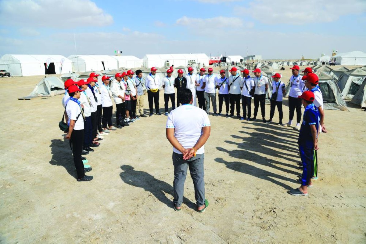 المتطوعون سيتولون مهام ومسؤوليات متعددة في المخيم 