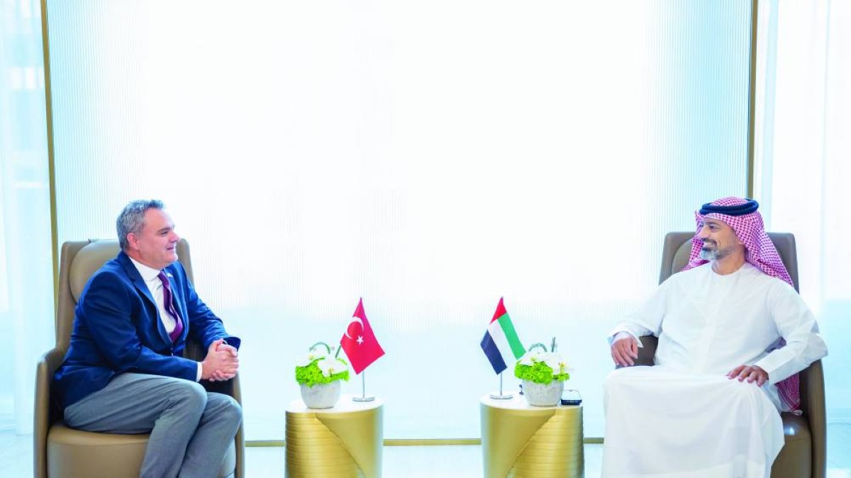 عمار النعيمي خلال لقاء توغاي تونشير