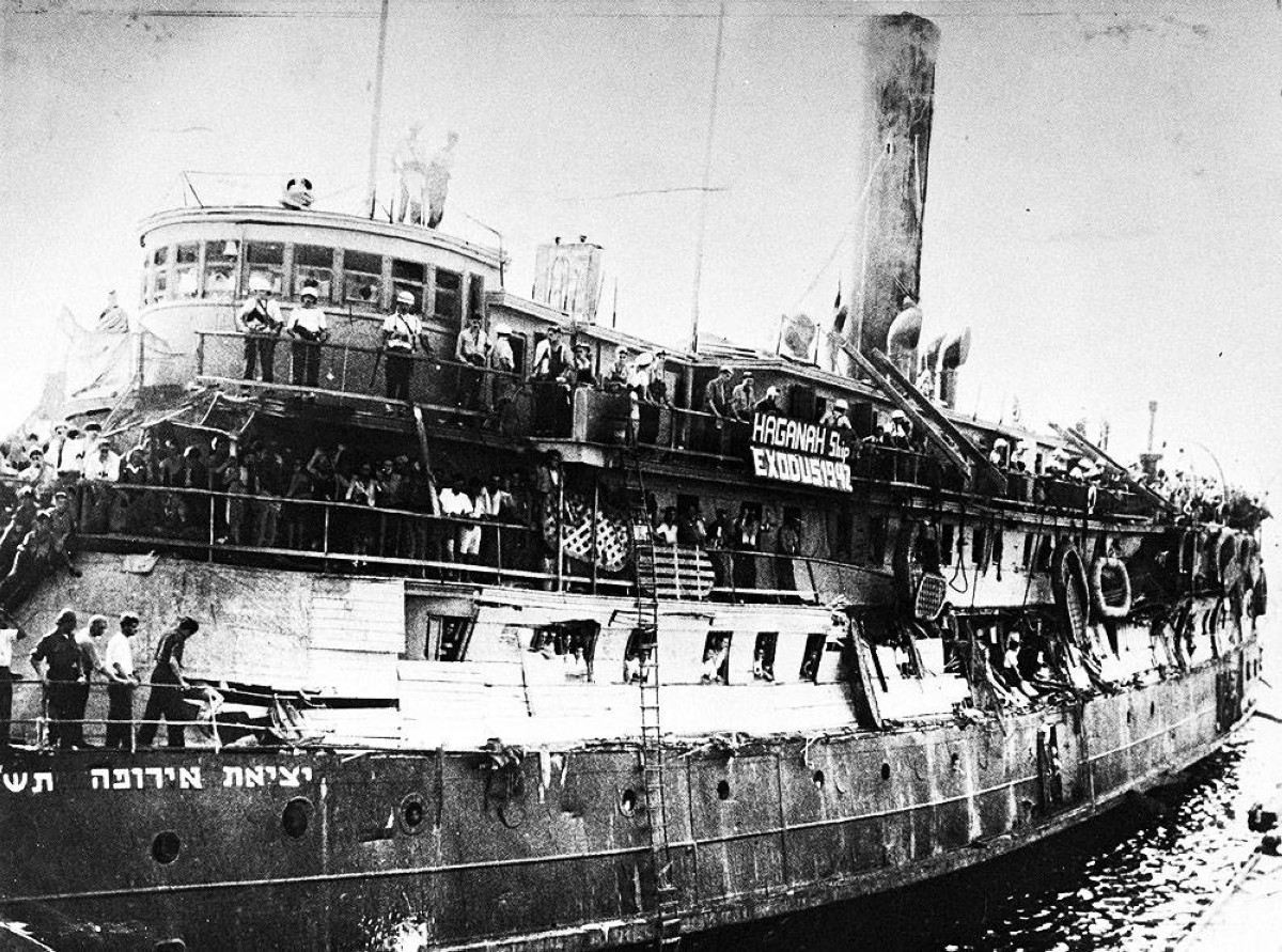 1919 وصول السفينة روزلن إلى ميناء يافا في بداية الموجة الثالثة من هجرة اليهود من أوروبا إلى فلسطين.
