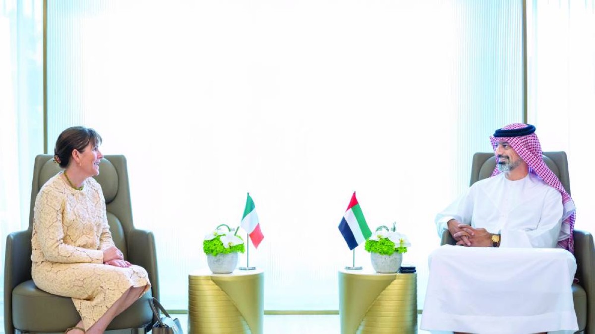 عمار النعيمي خلال لقاء أليسون ميلتون
