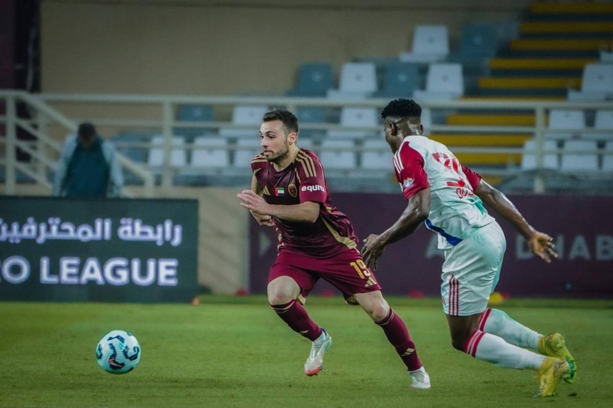 الوحدة ينتزع فوزاً ثميناً أمام الشارقة في ربع نهائي كأس "أديب"