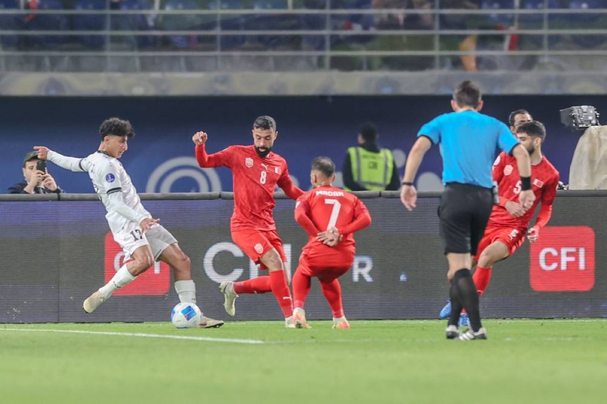 البحرين يعبر منتخب العراق إلى قبل نهائي خليجي 26
