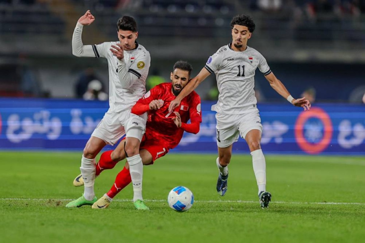 البحرين يعبر منتخب العراق إلى قبل نهائي خليجي 26