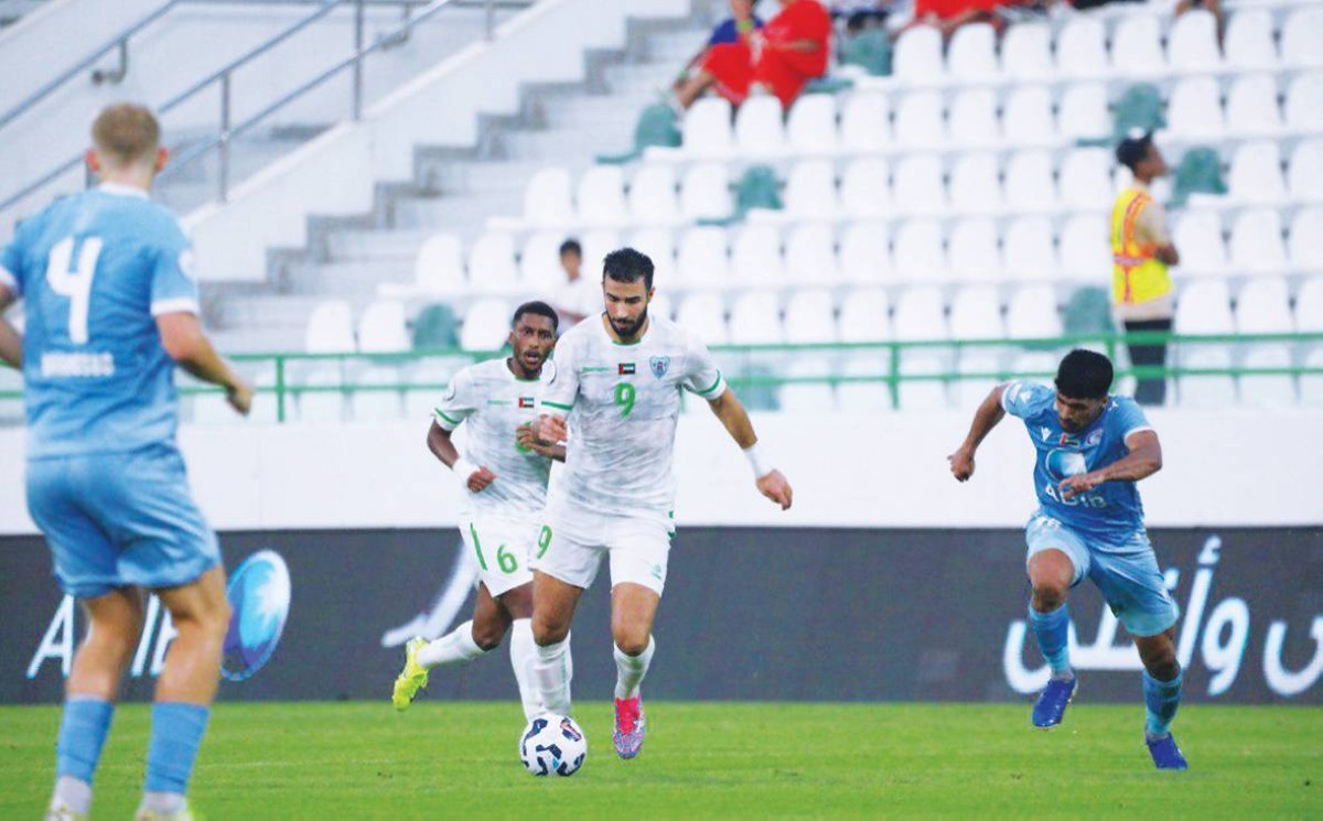 جانب من إحدى مباريات دبا الحصن في المحترفين