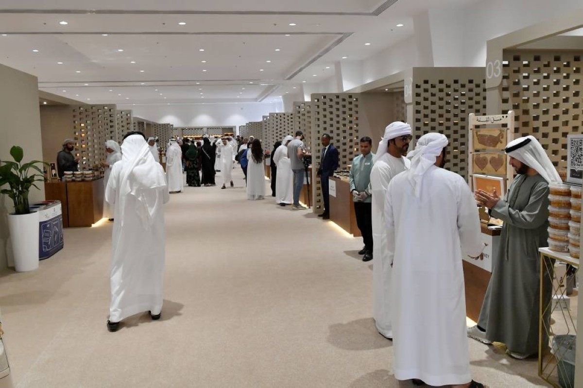 المهرجان يجمع النحالين والهواة وشركات بيع المستلزمات تحت سقف واحد | تصوير: نجيب محمد