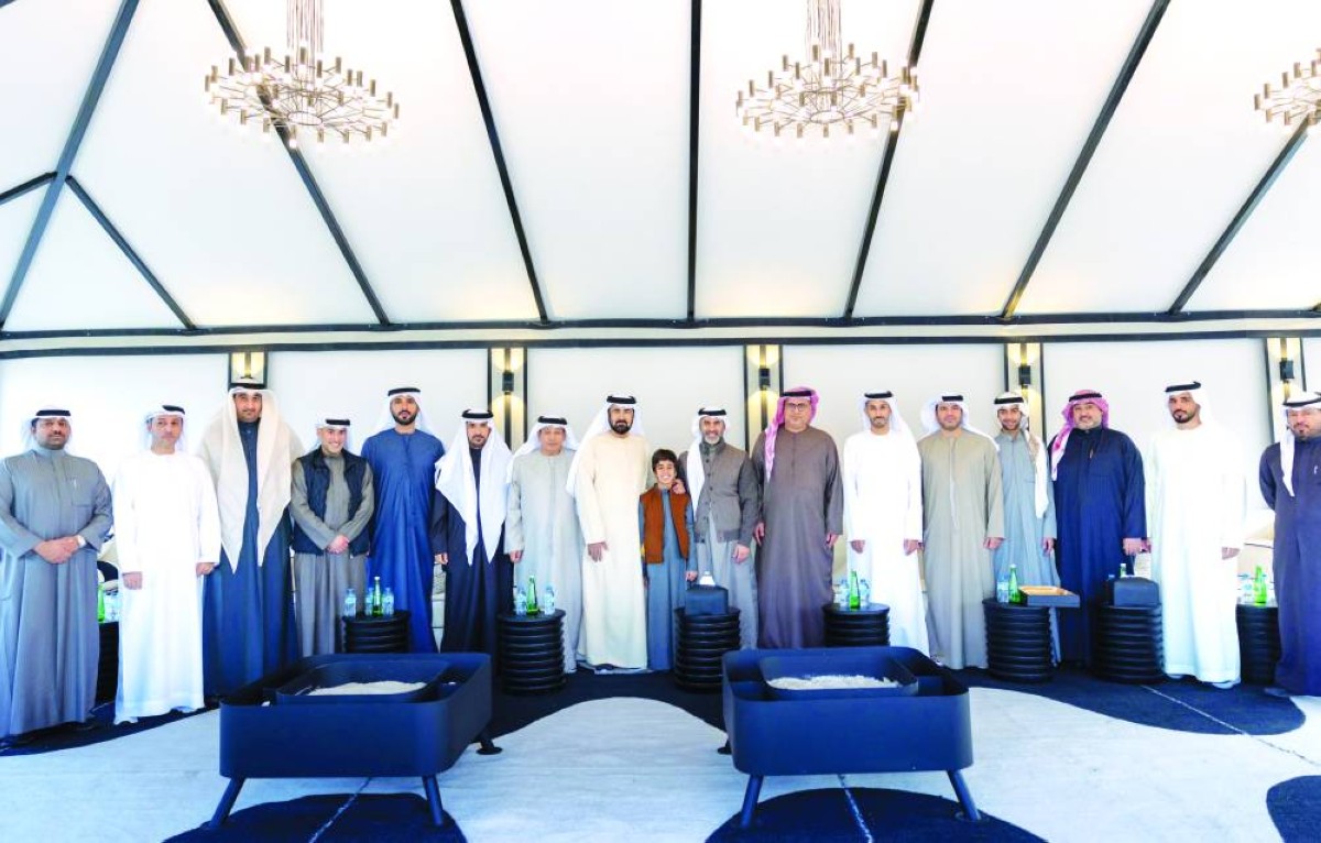مطر النيادي خلال تكريم البشارة