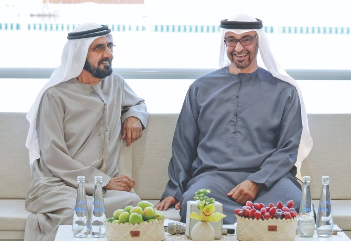 محمد بن راشد: «بو خالد وحيد في الصفات»