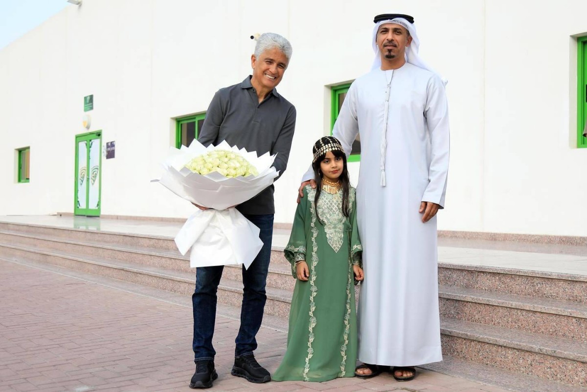 عمار النقبي خلال استقباله بيبيتو