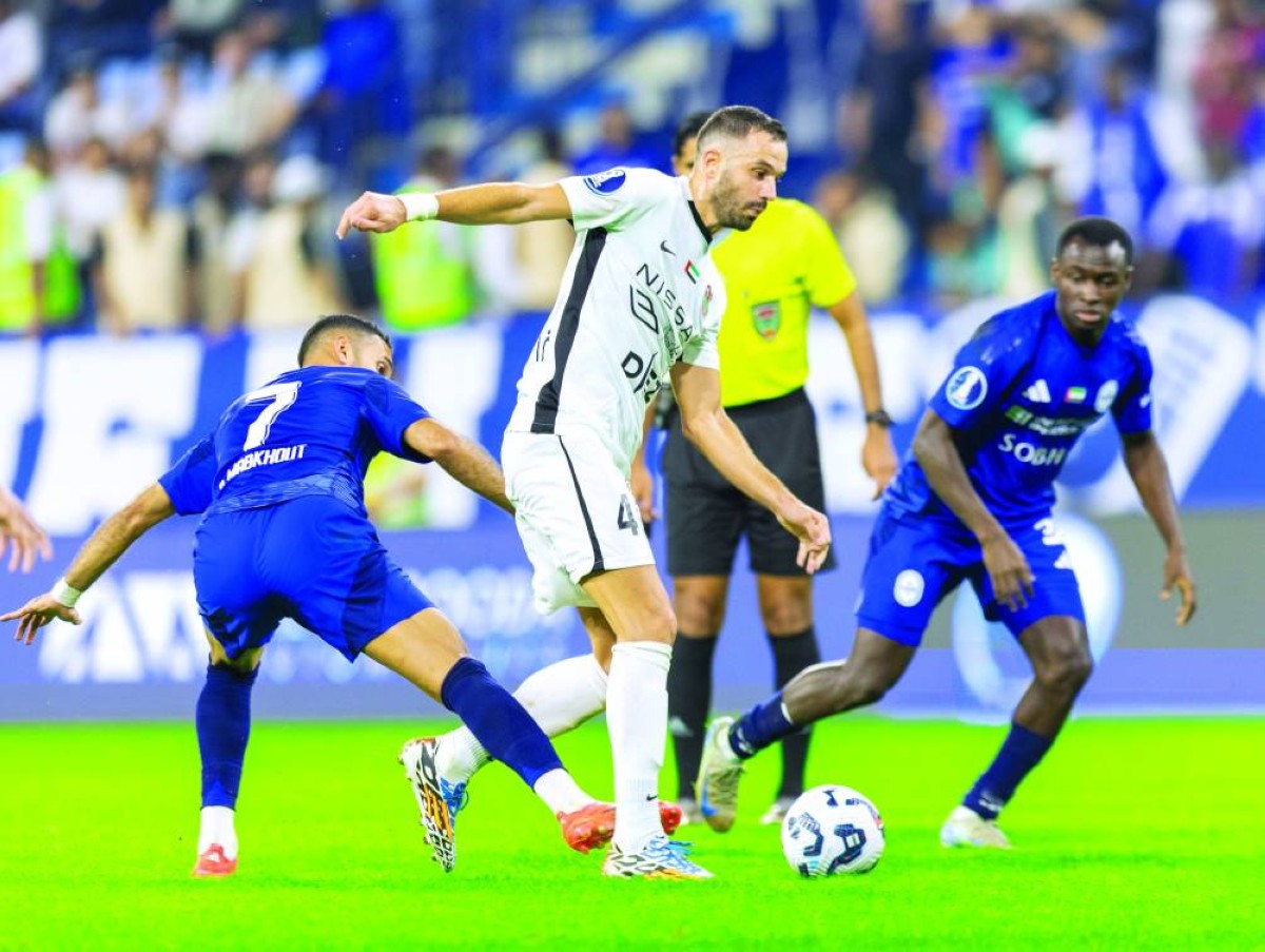 من لقاء شياب الأهلي والنصر في الكأس
