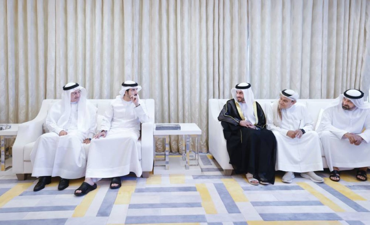 حمدان بن محمد وأحمد بن سعيد وحميد القطامي والعريس