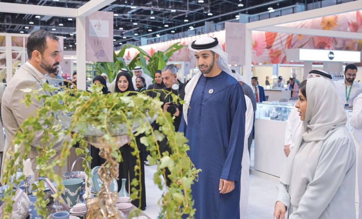 شخبوط بن نهيان خلال الافتتاح