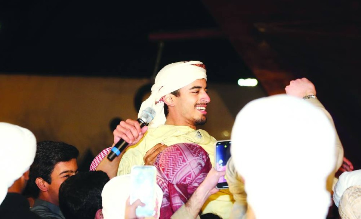 زايد المري عقب إعلان تأهله إلى النهائي