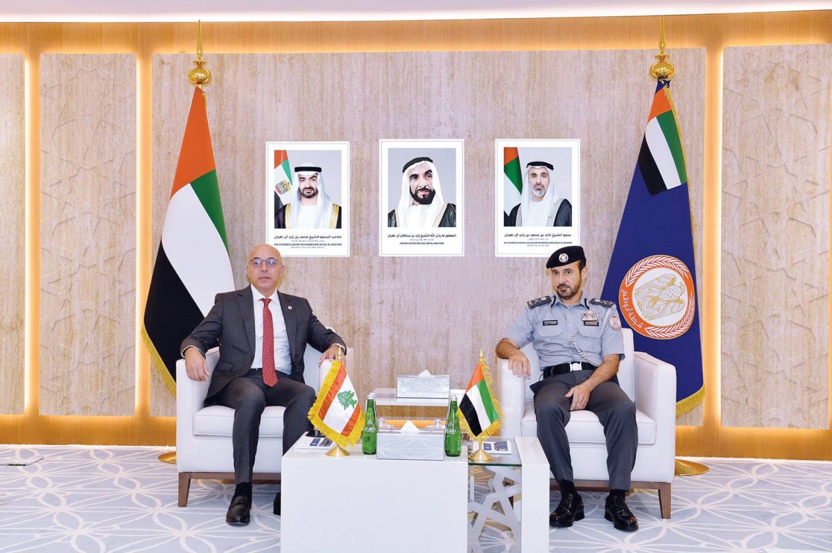 أحمد المهيري وفؤاد دندن خلال اللقاء