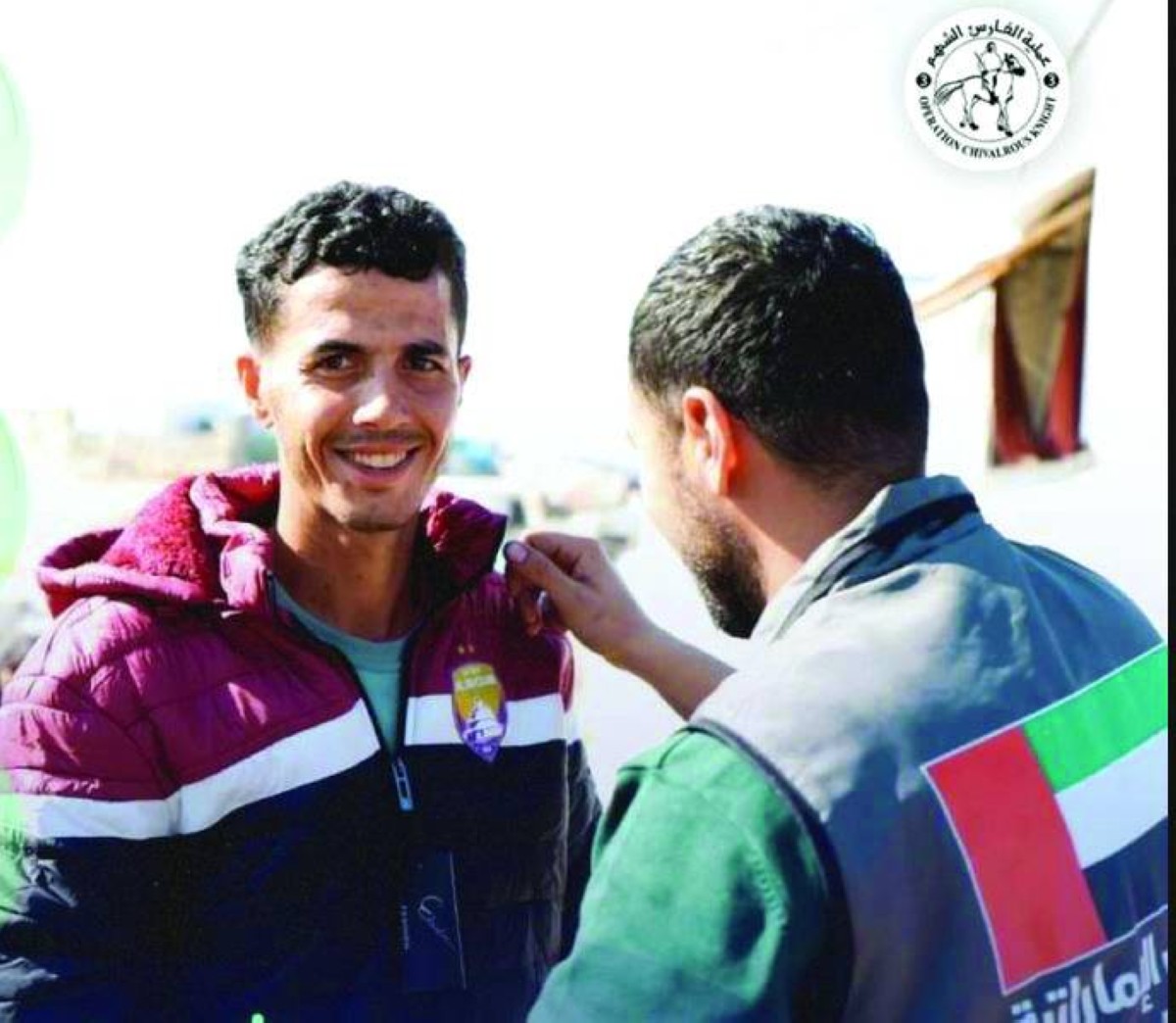 خلال توزيع الألبسة الشتوية