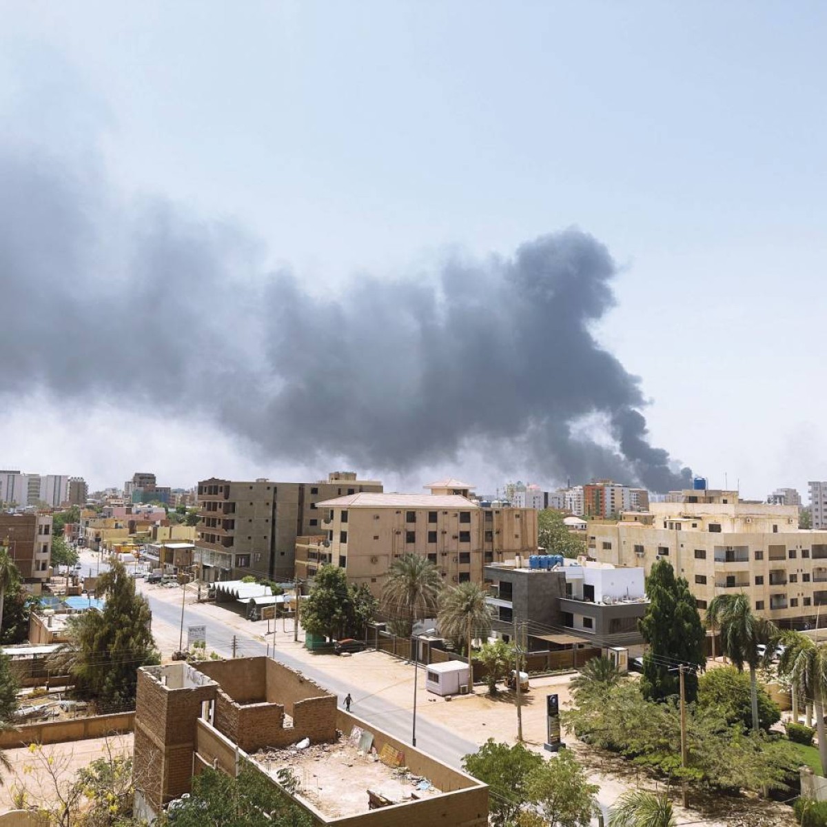 استمرار الاشتباكات في الخرطوم بين الأطراف السودانية المتصارعة