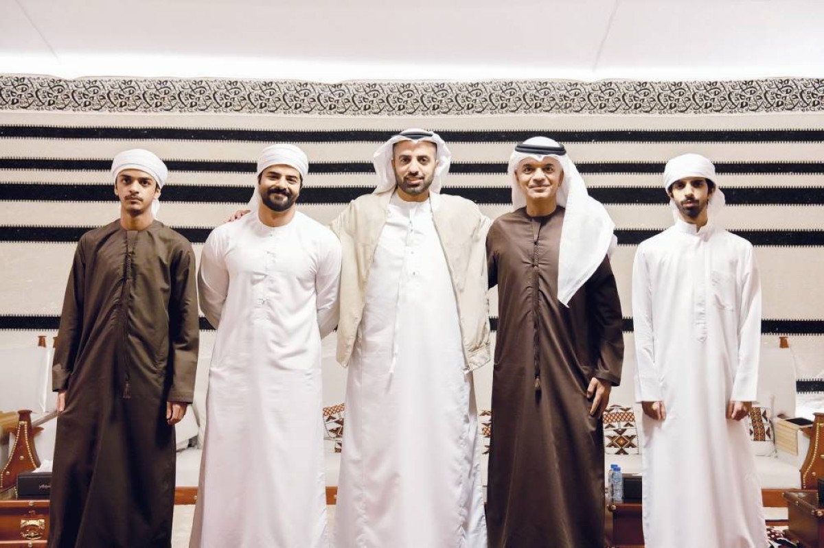 محمد بن سعود خلال الزيارة