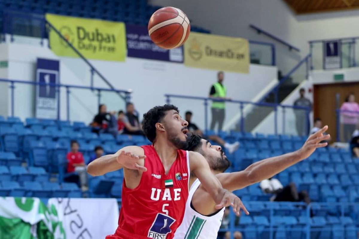 خلال مباراة منتخب الإمارات مع فريق أهلي طرابلس الليبي | تصوير: سالم خميس