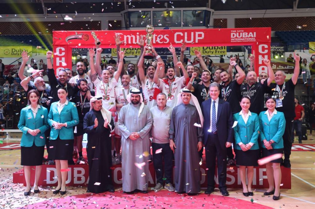 لقب تاريخي لبيروت اللبناني في "دولية دبي للسلة"