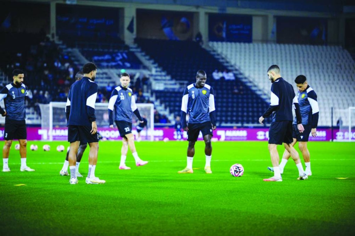 الوصل أكمل تحضيراته للقاء النصر السعودي