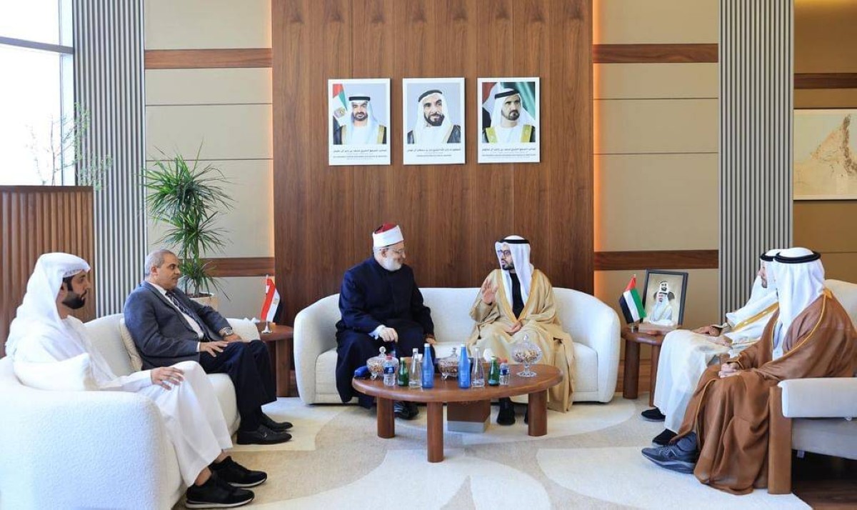 عمر الدرعي ومحمد الضويني خلال اللقاء