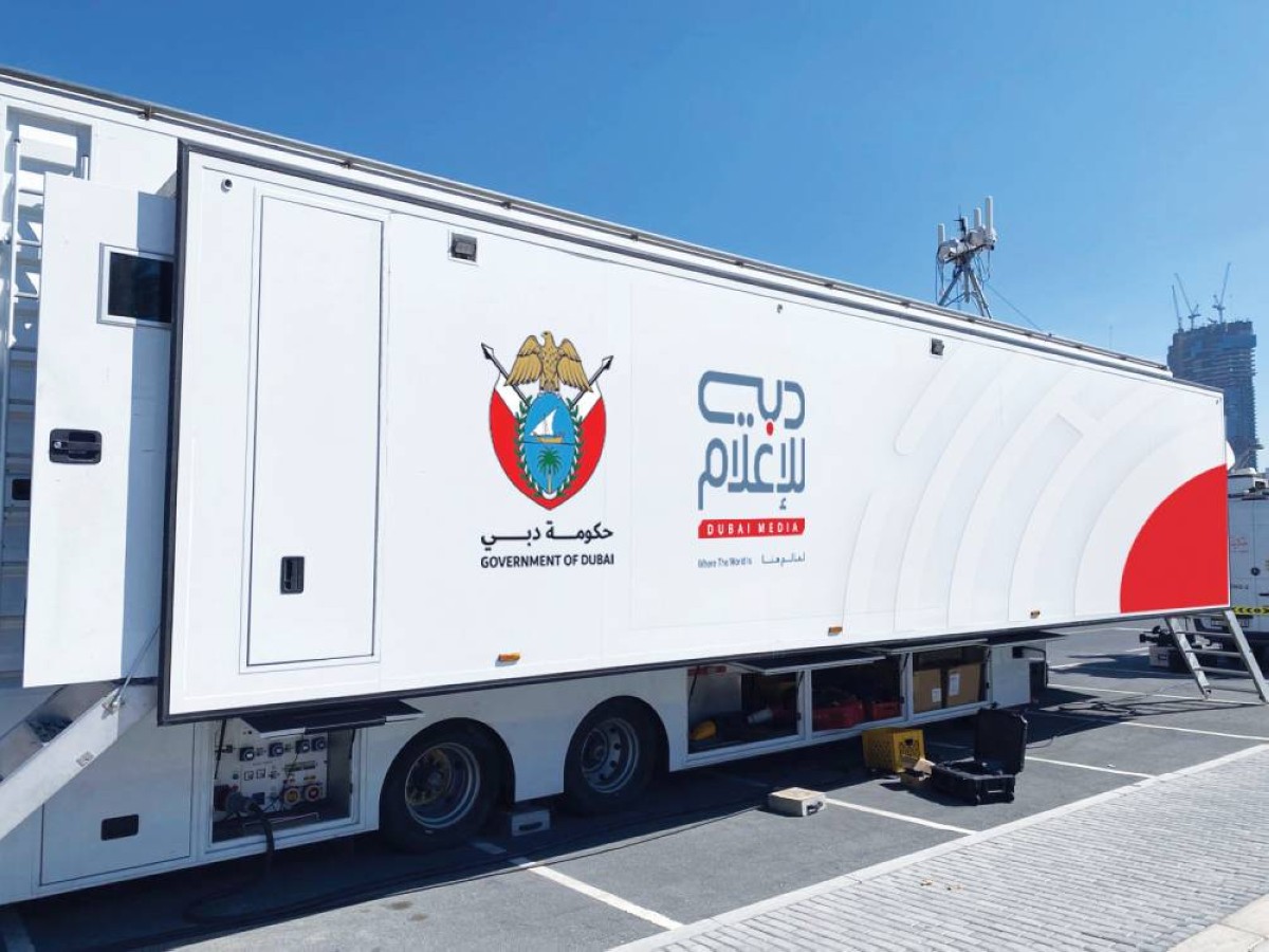 عربات البث الخارجي مزودة بأحدث المواصفات التكنولوجية 
