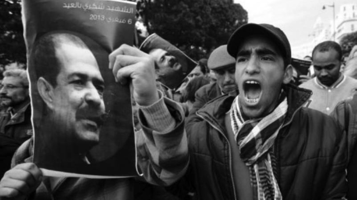 2013 اغتيال السياسي التونسي شكري بلعيد، أحد مؤسسي تيار الجبهة الشعبية، والاتهام يوجه لـ«الإخوان».