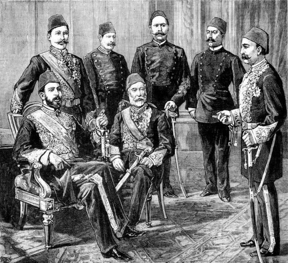 1882 صدور الدستور المصري في عهد الخديوي توفيق ليحل محل دستور سنة 1879.