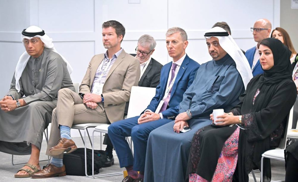 ريم الهاشمي والحضور خلال المنتدى