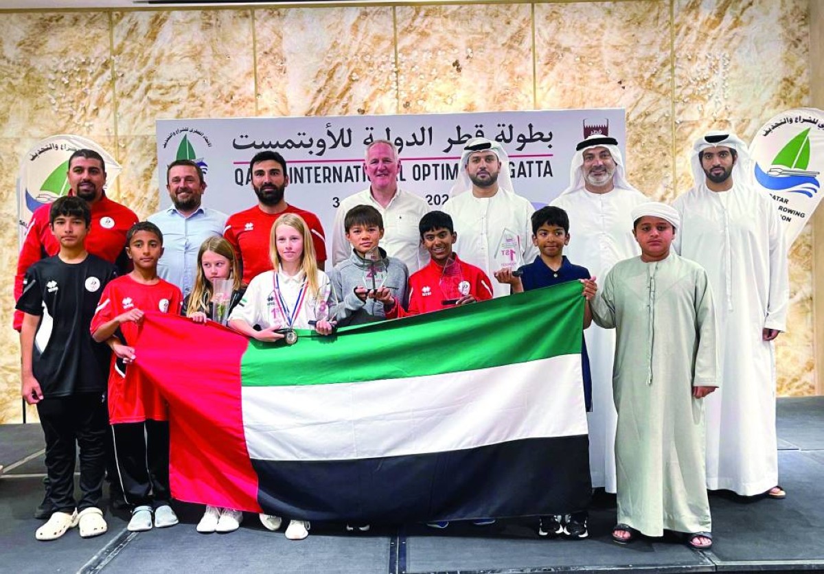 5 ميداليات ملونة لمنتخب الشراع الحديث في أوبتمست قطر